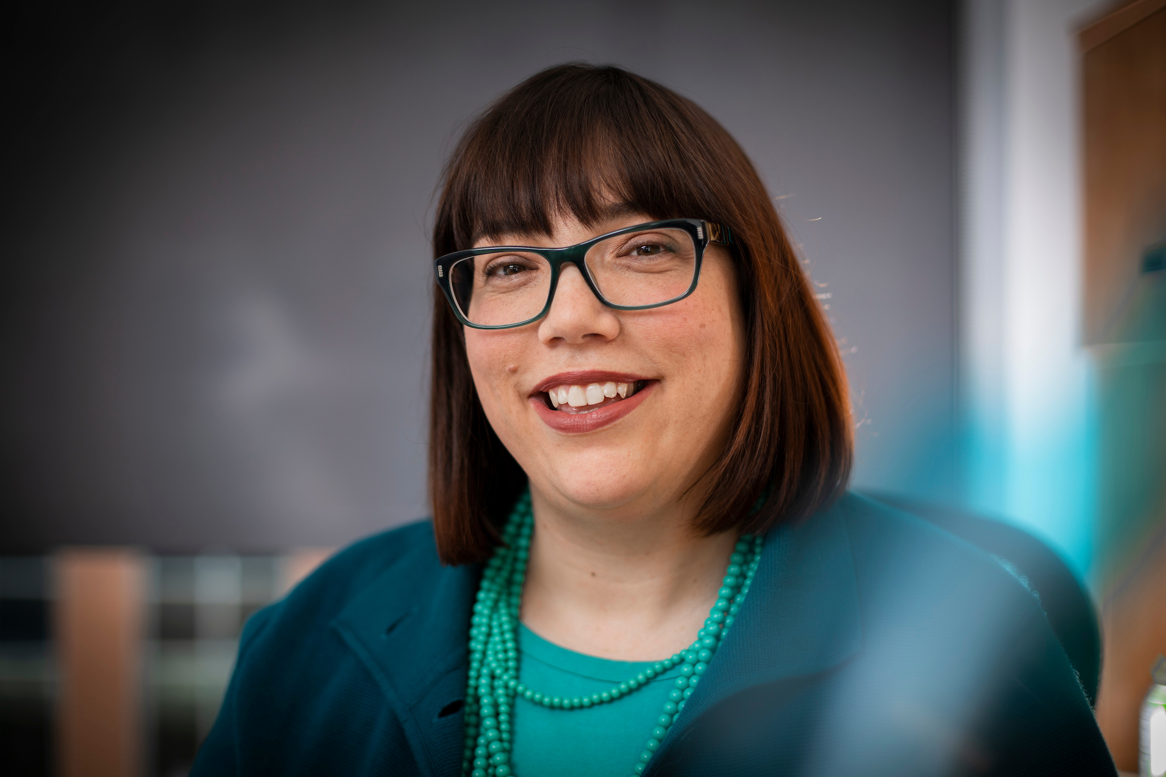 Photo of Dr. Heather Bush in her office